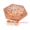 Hexagon Sudoku Number Puzzle Logical Thinking Math Games Rompecabezas De Madera Montessori Educational Toys Kids and Adults 5