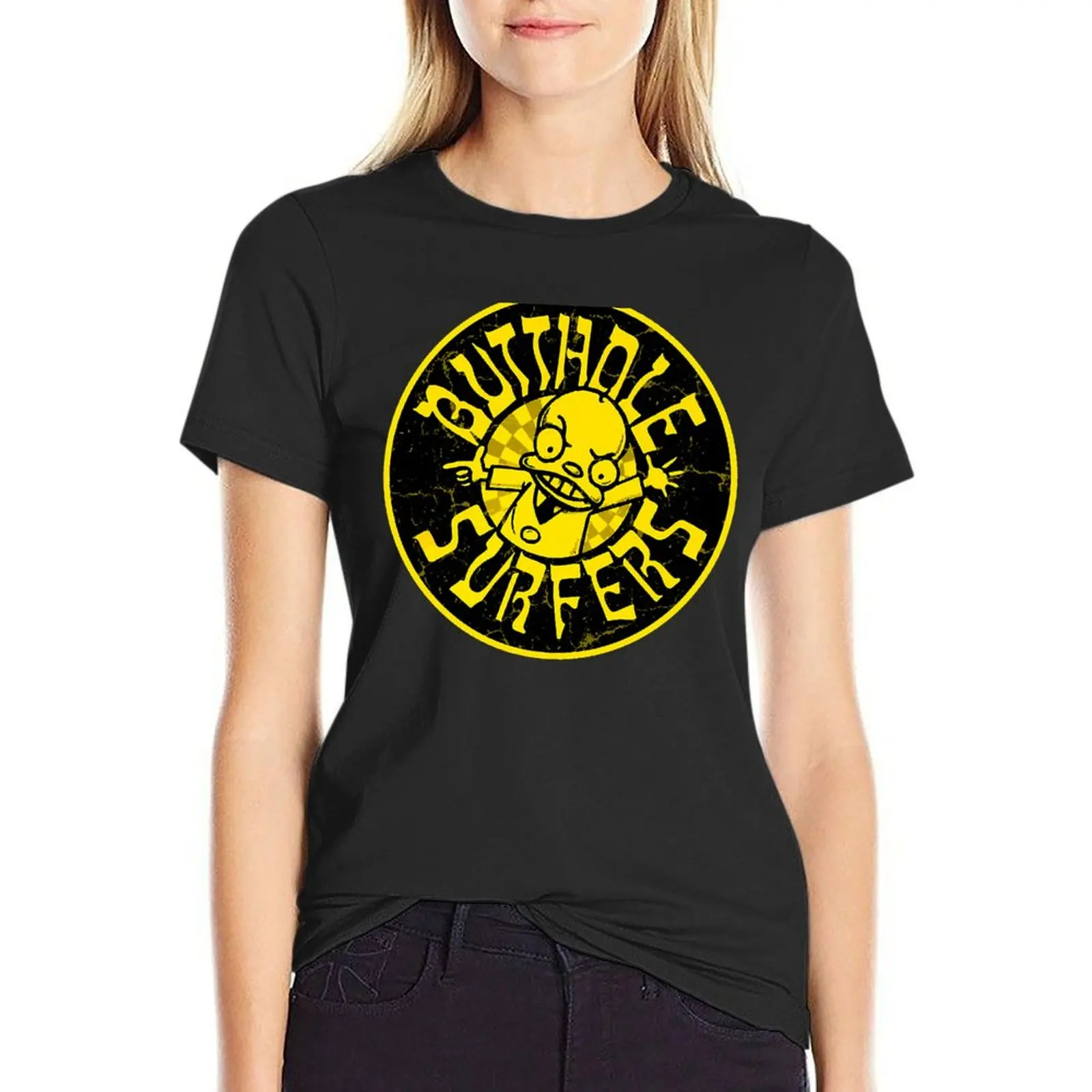 

butthole surfers T-shirt lady clothes tops animal print shirt for girls t shirt dress Women