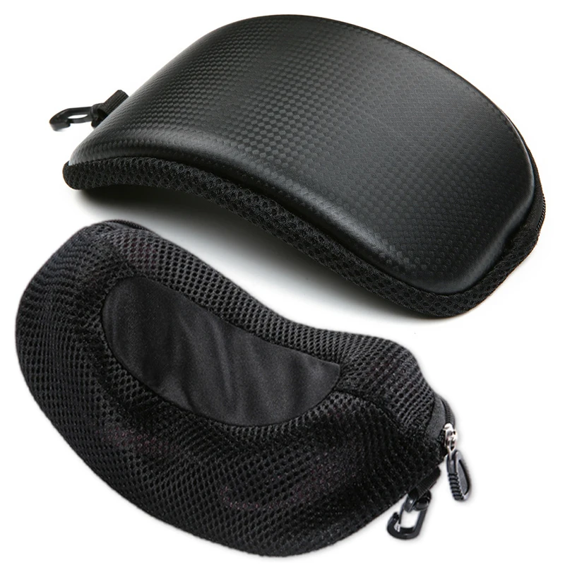 Skiing Snow Goggles Protector Case (Without Goggles)Anti-Shock Waterproof Motorcycle Eyewear Box Storage Zipper Hard Shell Bag 4