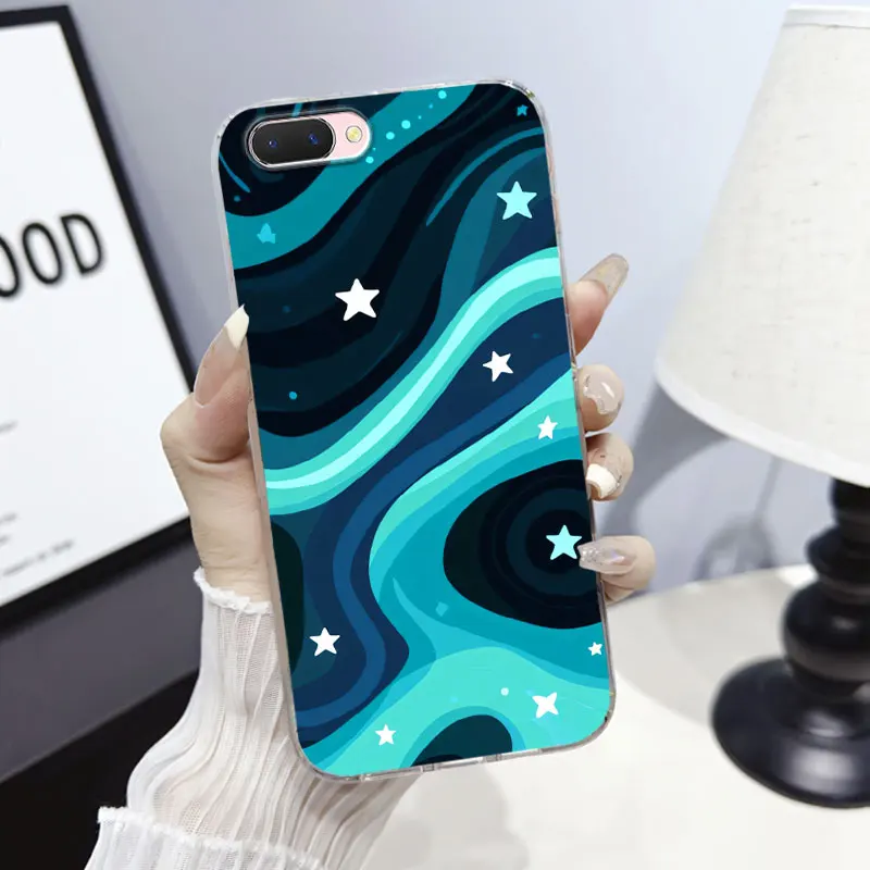 Marble Clear Soft Silicone Phone Case Bumper Cover
