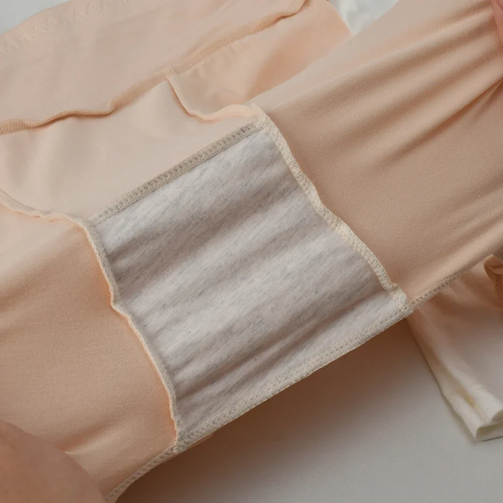 Safety Shorts High Waist Shorts High Waist Panties Seamless Panties High Waist Underwear 1PC Seamless High Waist Safety Shorts Female Anti Chafing Thigh Panties Underwear Shorts Womens Five-point Elastic Yoga Pants