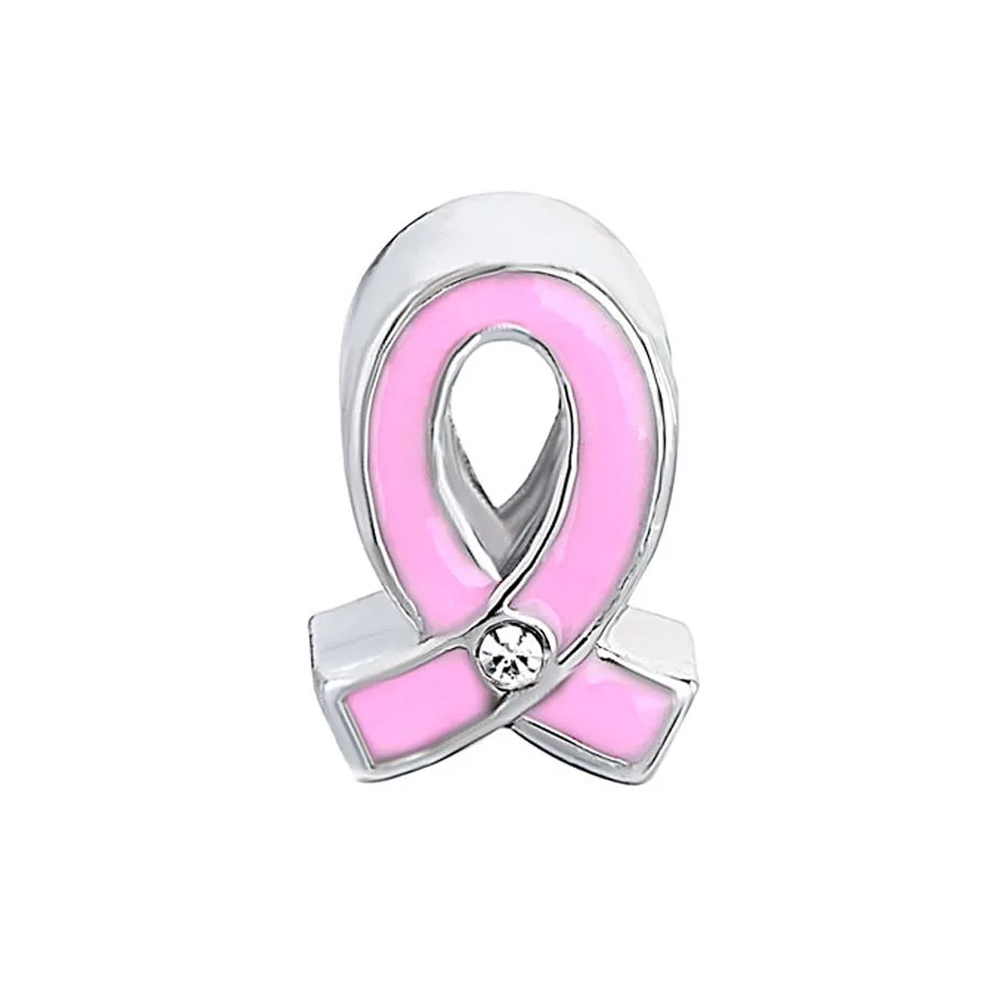 Beads Charms fit Pandora Bracelet Necklace 925 Plated Pink Series