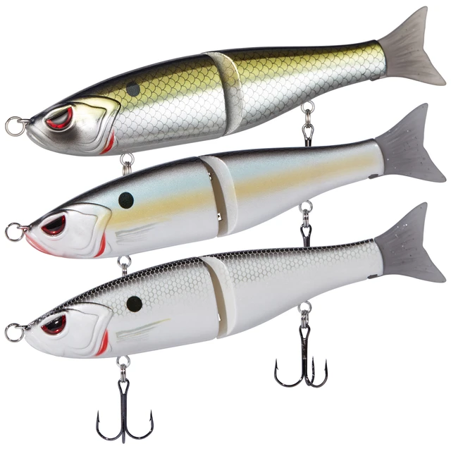 Bassdash Glide Baits for Pike Salmon Trout Topwater Single-Jointed