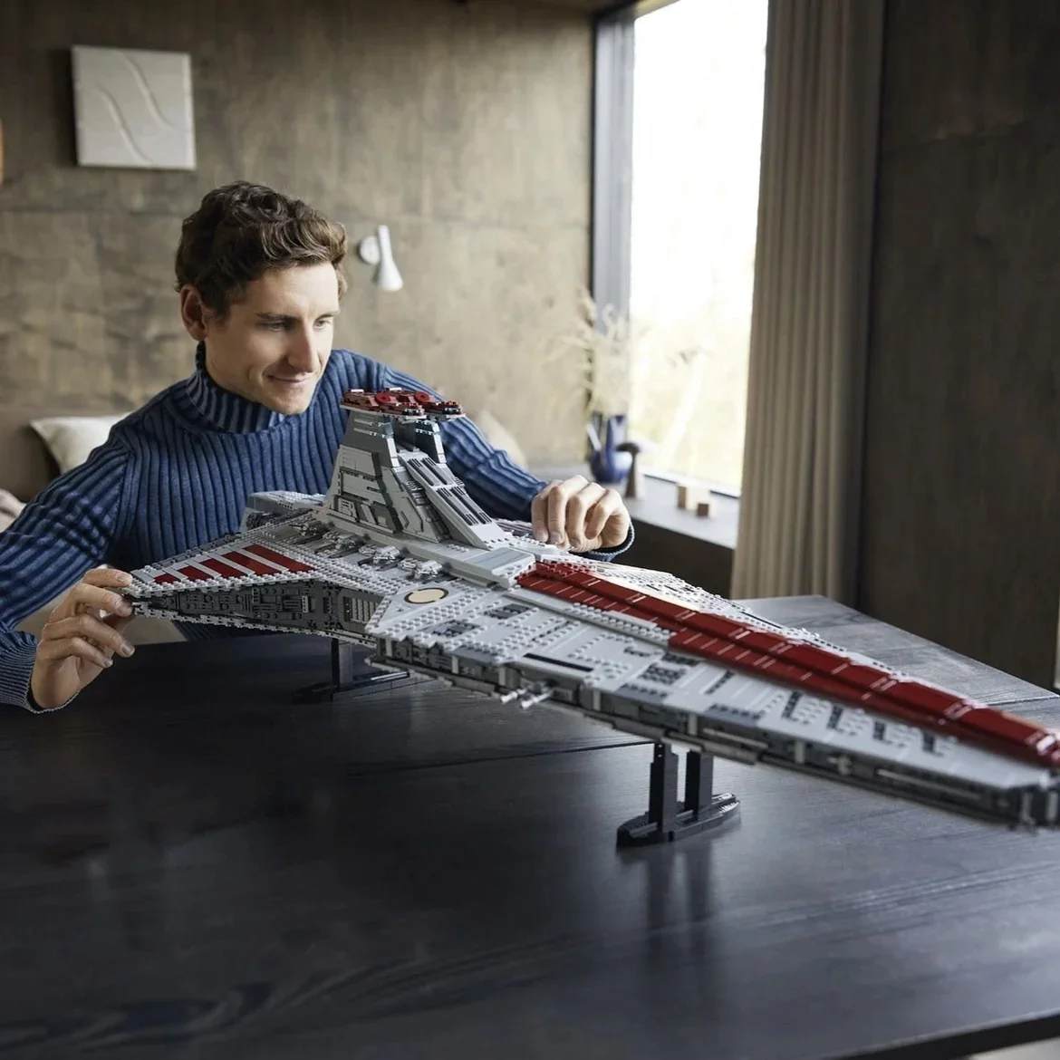 Moc 75367 Venator Class Republic Attacks Cruiser Model Building Set Block Space Toys for Boy Adult Christmas Gifts 5374Pcs building blocks construction blocks