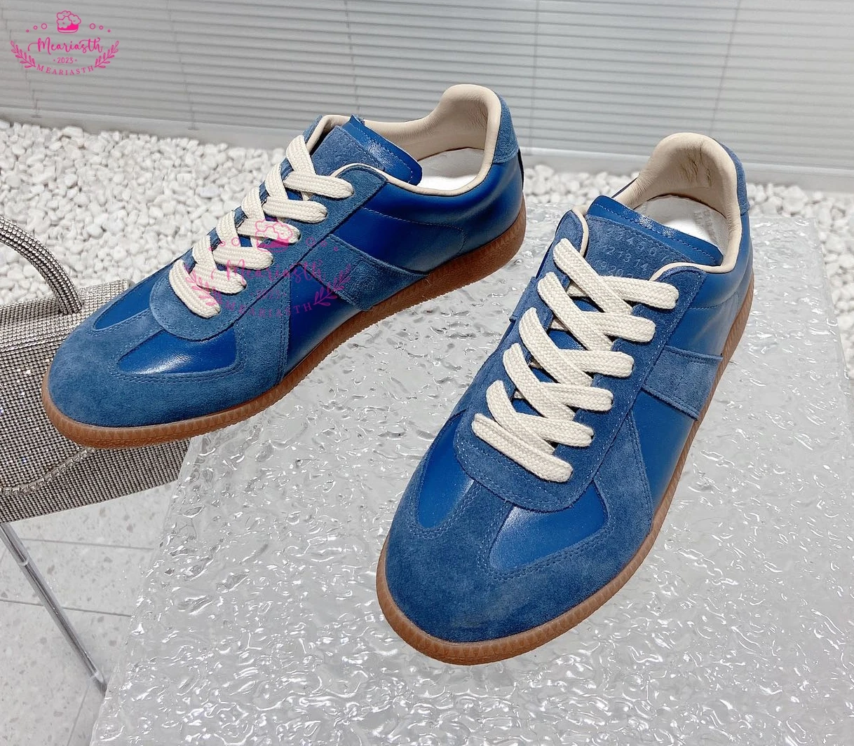 

Women Tennis Shoes Round Toe Mixed Colors Causal Flat Shoes Spring New Splicing Breathable flat Thick Bottom Men Luxury Sneakers
