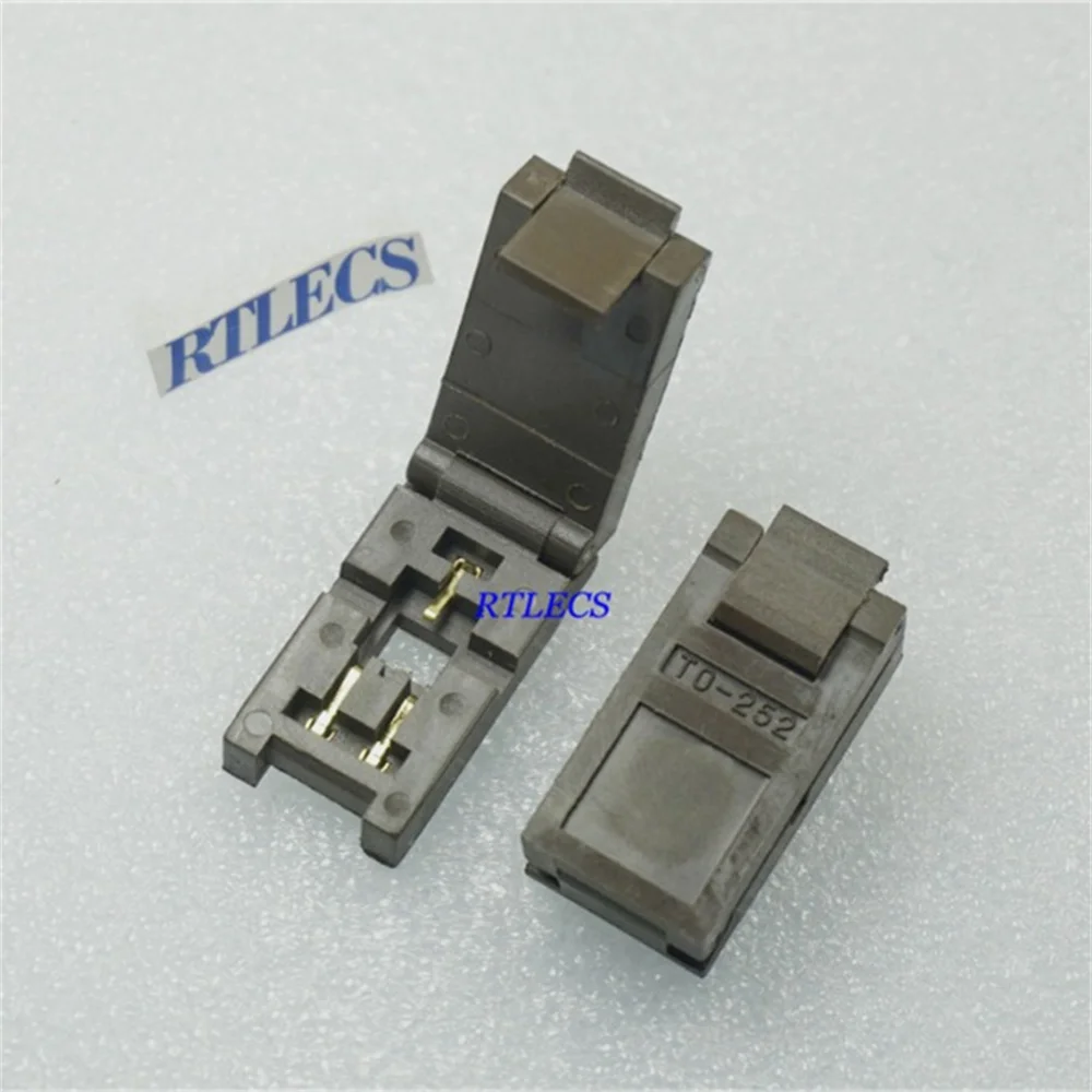 Peça Queimar no Soquete Posição To252 Pacote Pin Burn-in Soquete Banhado a Ouro para -2523 Transistor Conector de Teste de Envelhecimento 1