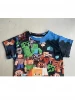 Uniqlo Minecraft 3D Printed Casual Tshirt Summer Cute Boys And Girls Building Block Building Cartoon Tee Popular Top inside out2 6