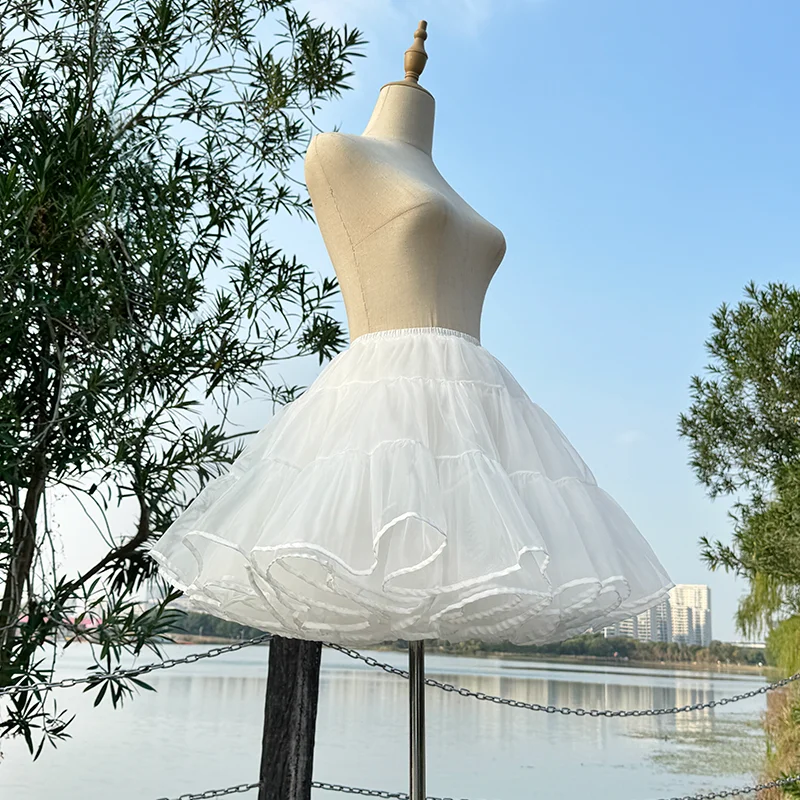 Bubble Tutu Hoopless Petticoat 4 Layers Skirt Crinoline Skirt Bride's Wedding Dress