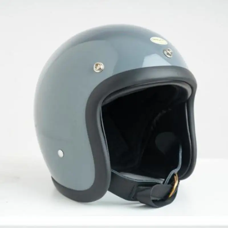 High Quality Fiberglass Classic Retro Motorcycle 3/4 Helmet, For Harley