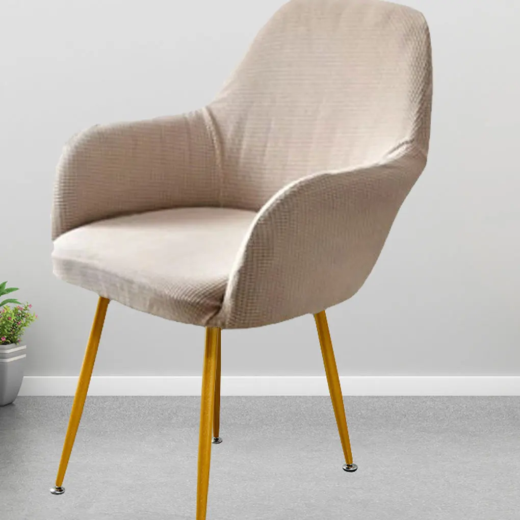 

2pcs set Velvet Living Room Family Curved Back Chair Protector Luxurious Protection For Chairs