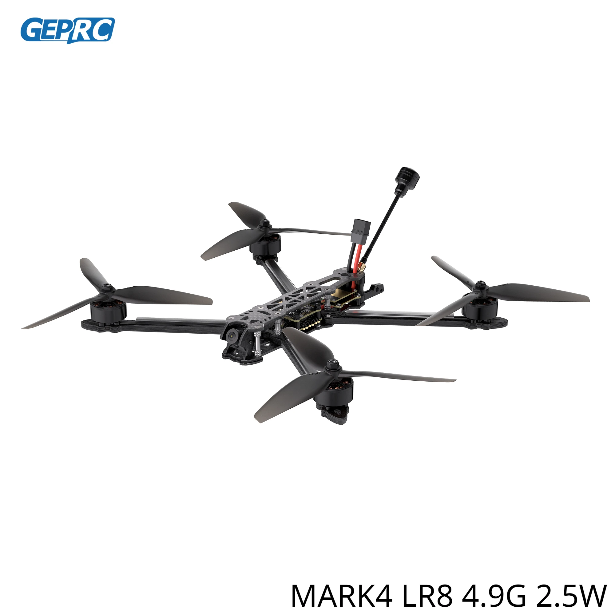 

GEPRC MARK4 LR8 4.9G 2.5W FPV 8inch EM2810 KV1280 GEP-BLS60A-4IN1 ESC Quadcopter LongRange Freestyle RC Drone Rc Airplane