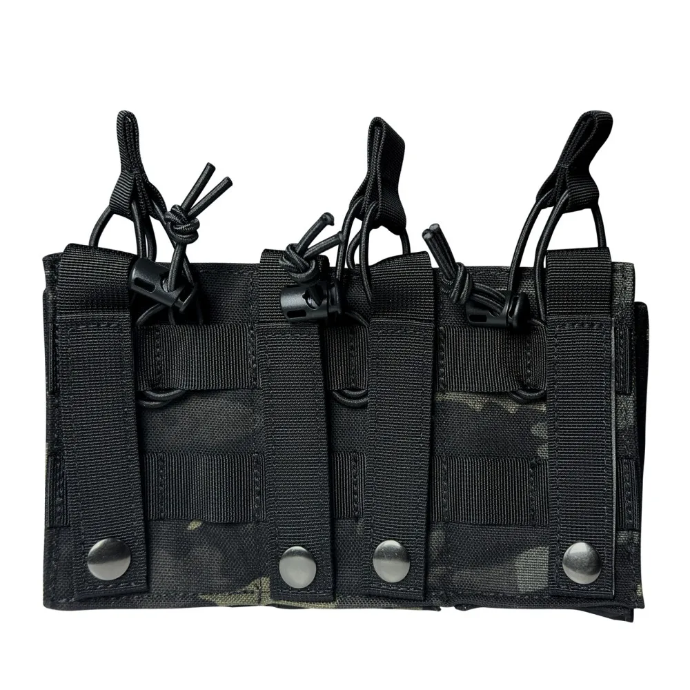 UNIONTAC taktische doppelschichtige dreifache Magazintasche, hochwertige 1000D-Nylon-5,56 Magazintaschen und 9 mm Magazintaschen – Detail 13