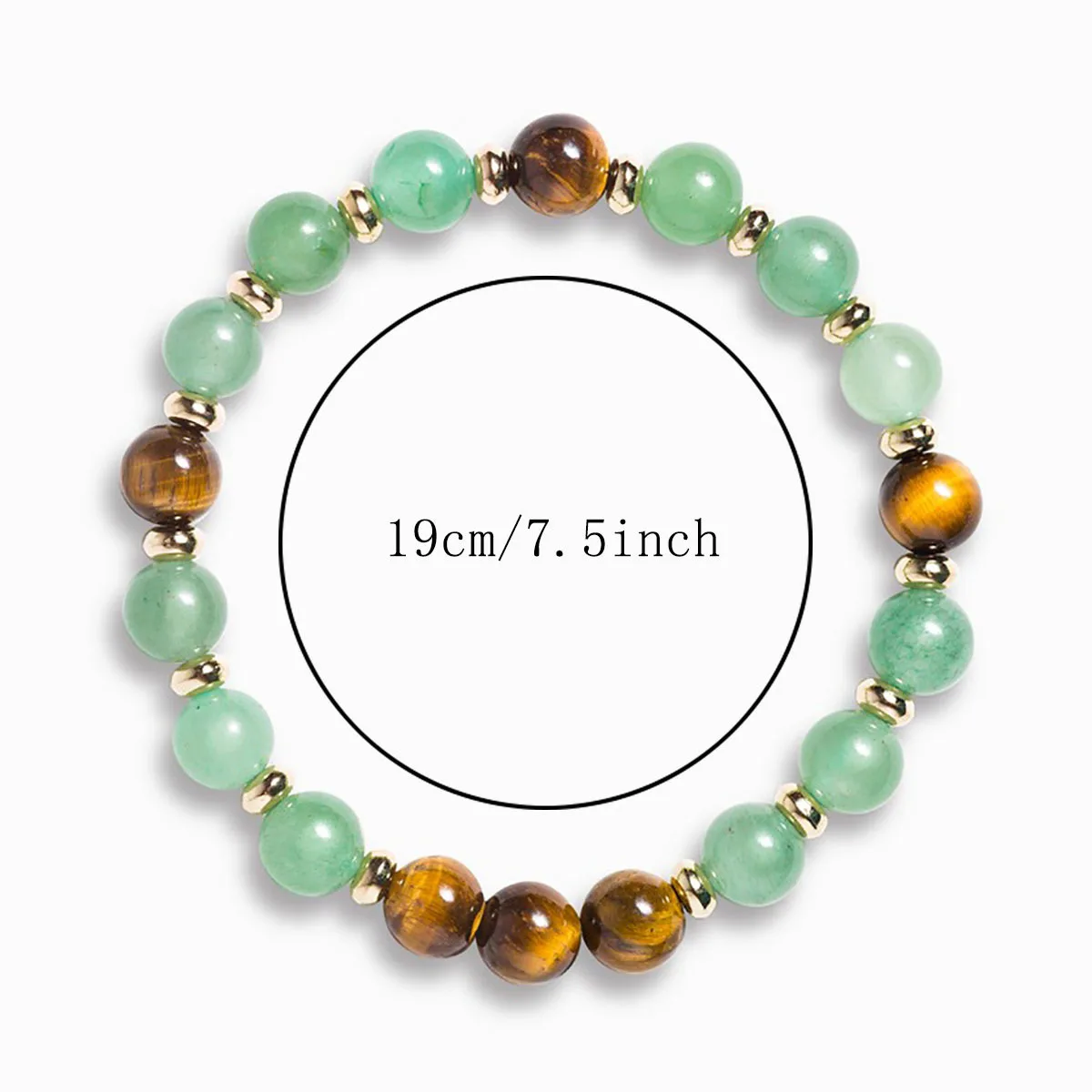Bracelet styled on wrist with casual outfit