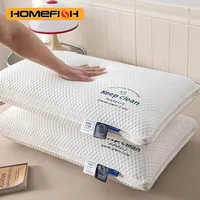 Oreiller cervical 3D à haute élasticité et non compressible, protection douce pour le cou, oreiller individuel pour dormir, literie pour hôtel et maison 4
