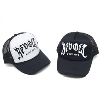 Summer Men's Mesh Net Baseball Cap Sport Personality Letter Snapback Caps for Women Unisex HipHop Breathable Trucker Bone Gorras 1