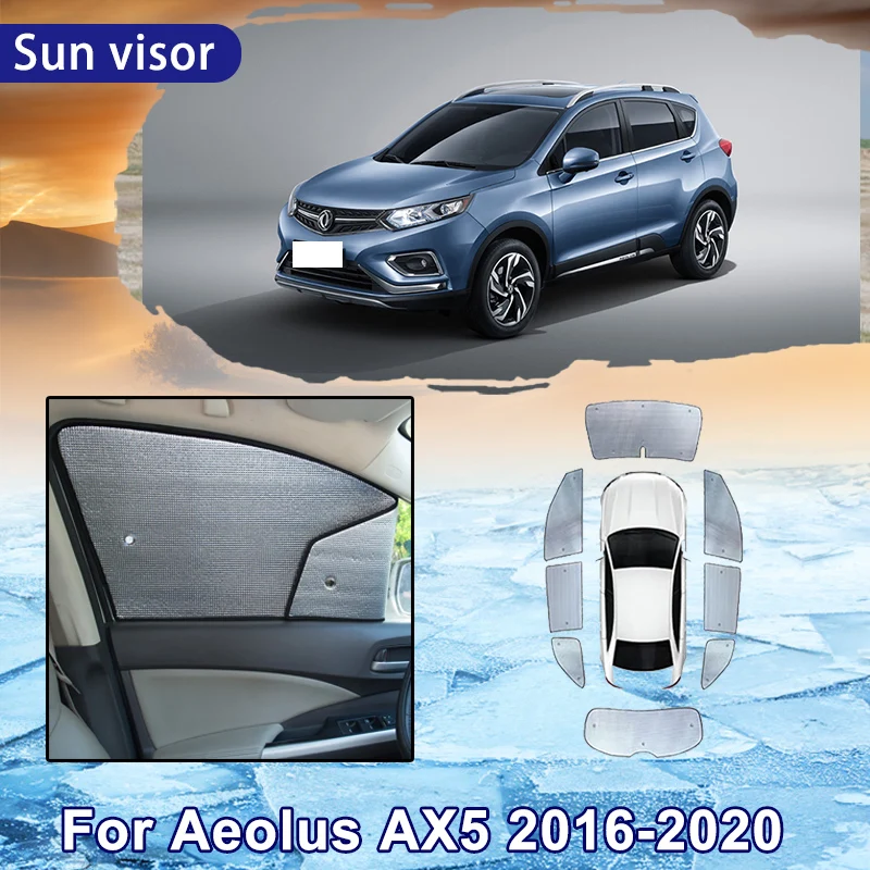 

Car Sun Shade for Dongfeng Aeolus AX5 2016-2020 2019 Car Full Coverage Sunshade Windshield Side Window Sunshade Sun Protection