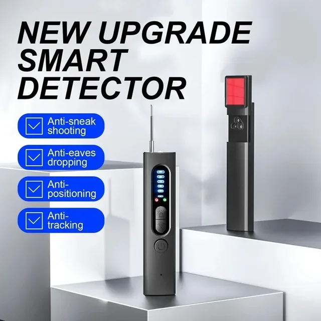 Hidden Infrared Camera Detector Protective Alarm Anti-Spy Car GPS Tracker Listening Device Bug Wireless Scanner Camera  Detector 2