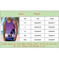 Men's Beach coconut tree print Vest Summer Casual O Neck Printed Sleeveless gym tank Tops men gym clothing bodybuilding 2022 - Image 5
