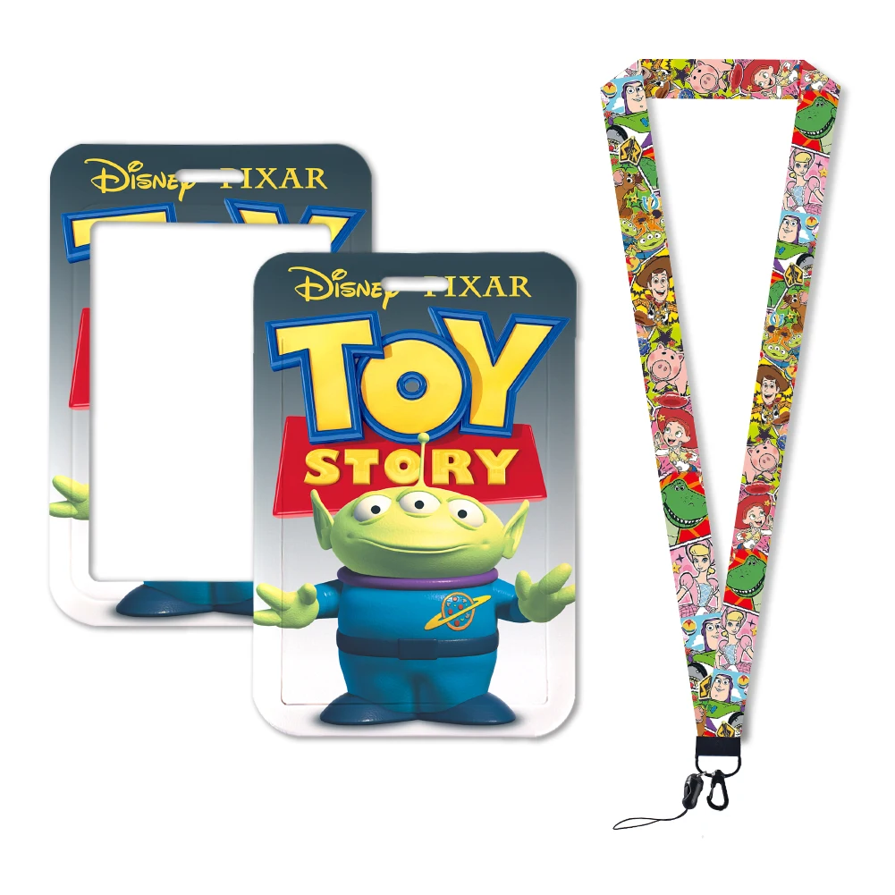 Disney Toy Story Woody Buzz Lightyear Neck Strap Lanyards Keychain Badge Holder ID Card Pass Hang Rope Lariat Accessories Gift 2