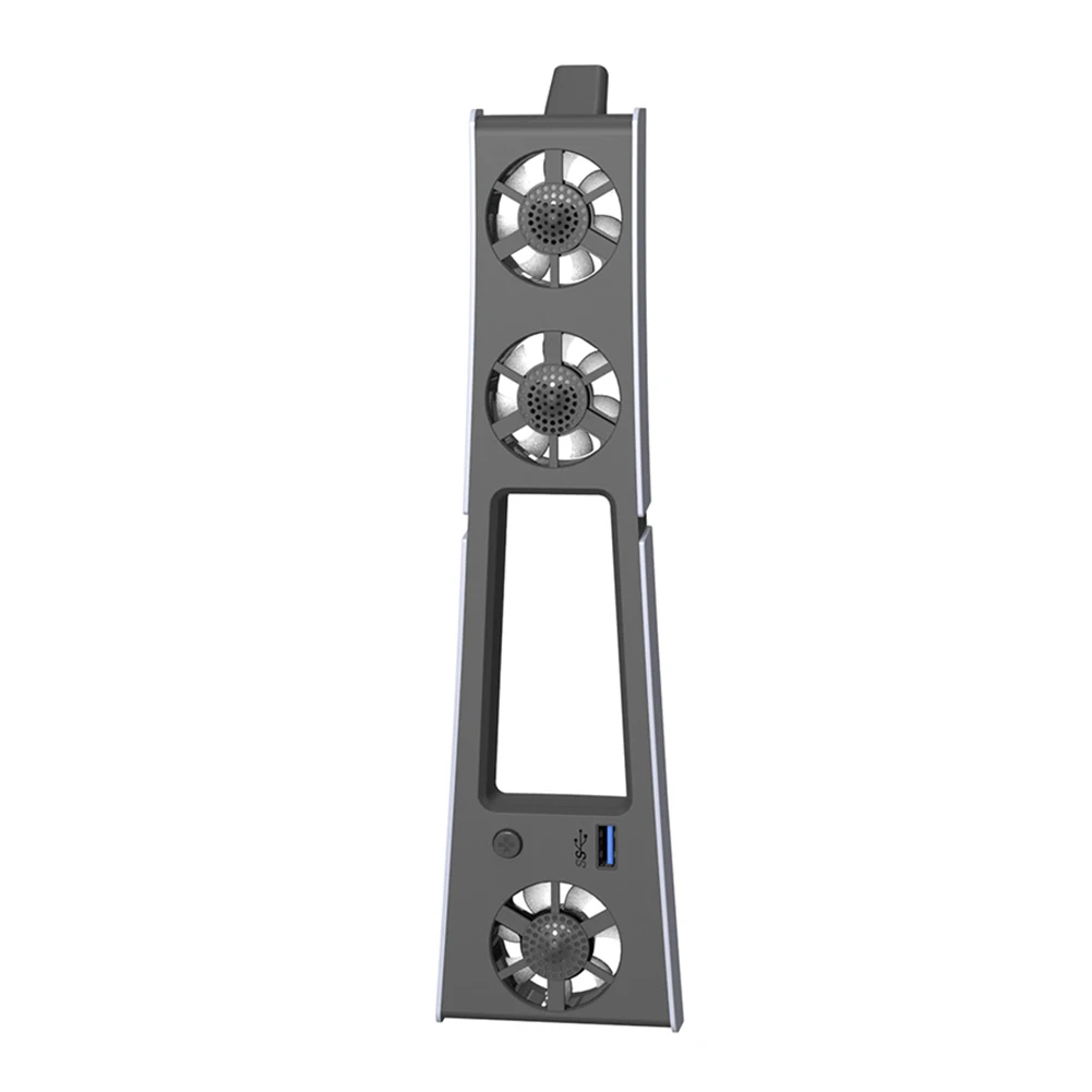 Cooling Fan Gaming Cooling Fan for PS5 Slim Console (Digital/Disc) with LED Lights