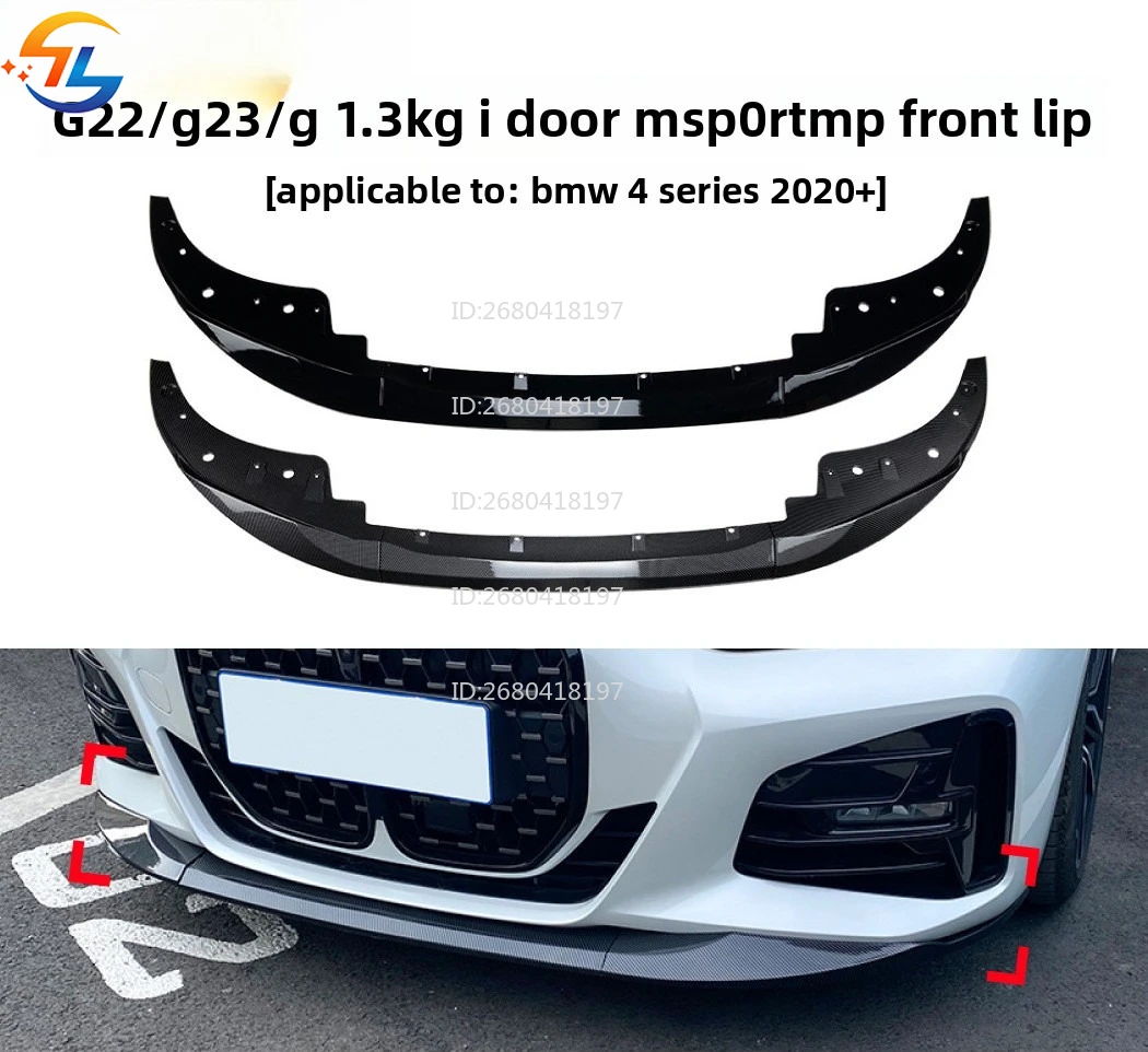 For BMW 4 Series Bmw G22 G23 425i 430i 2020+ Front Lip Front Shovel ...