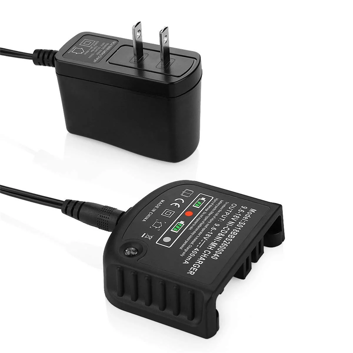 HHTL 블랙과 블랙용 충전기, Ni-Cd Ni- A18 Hpb18 A14 Hpb14 A12 Hpb12, US 플러그, 2X 9.6V-18V