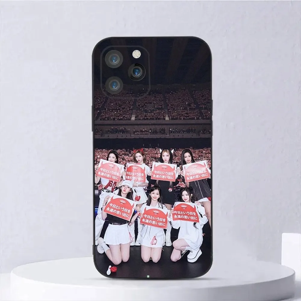 Kpop-Inspired M-Monster Soft Silicone Black Phone Case