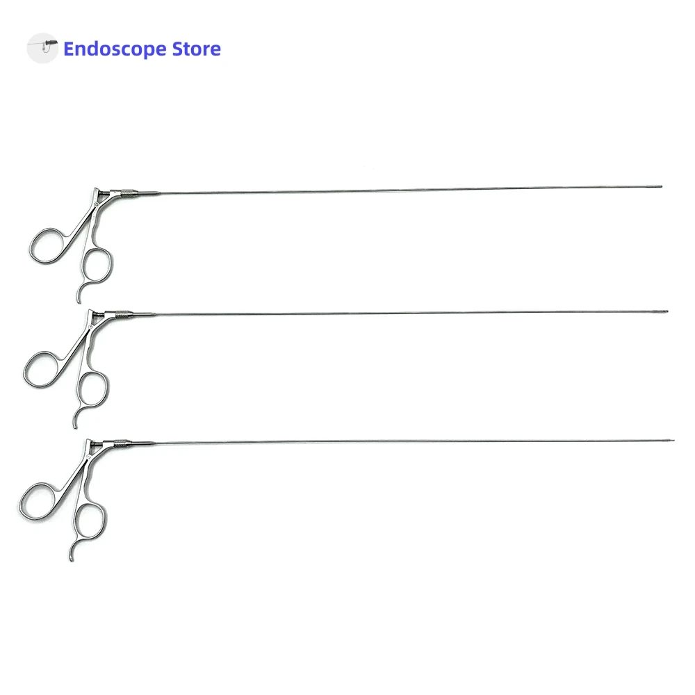 Medical Surgical &Phi;1.3mm &Phi;1.6mmx400mm Rigid Endoscope Forceps Hysteroscopy Veterinary Cystoscope Biopsy Foreign Body Scissors surgical endoscope forceps