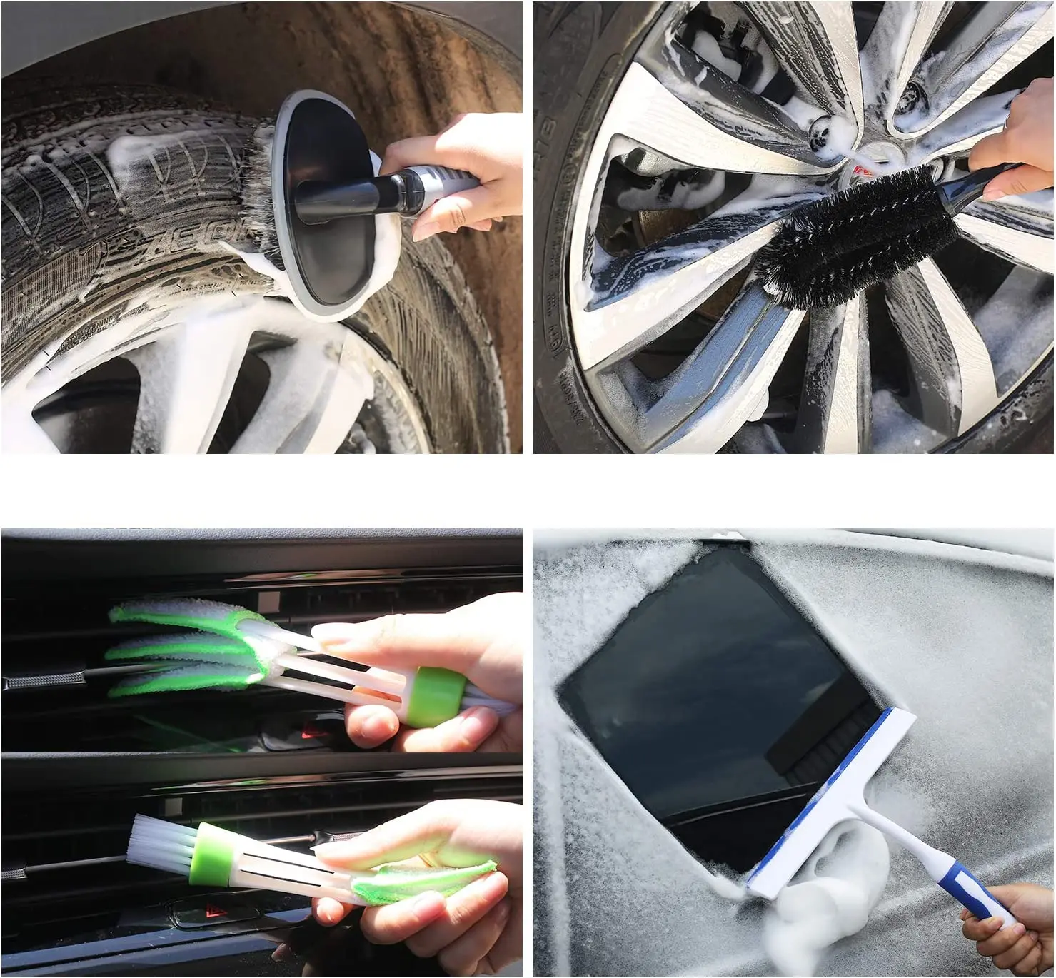 Car Wash Kit 22-Pcs Car Cleaning Kit Auto Cleaning Tools Car Wash Kit Auto  Cleaning Supplies For Cleaning Wheels Dashboard - AliExpress