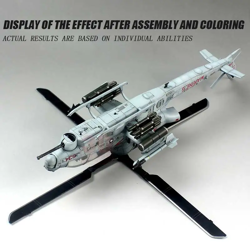 드림 모델 조립 항공기 키트, DM720012 미국 해병대 AH-1Z 바이퍼 1/72