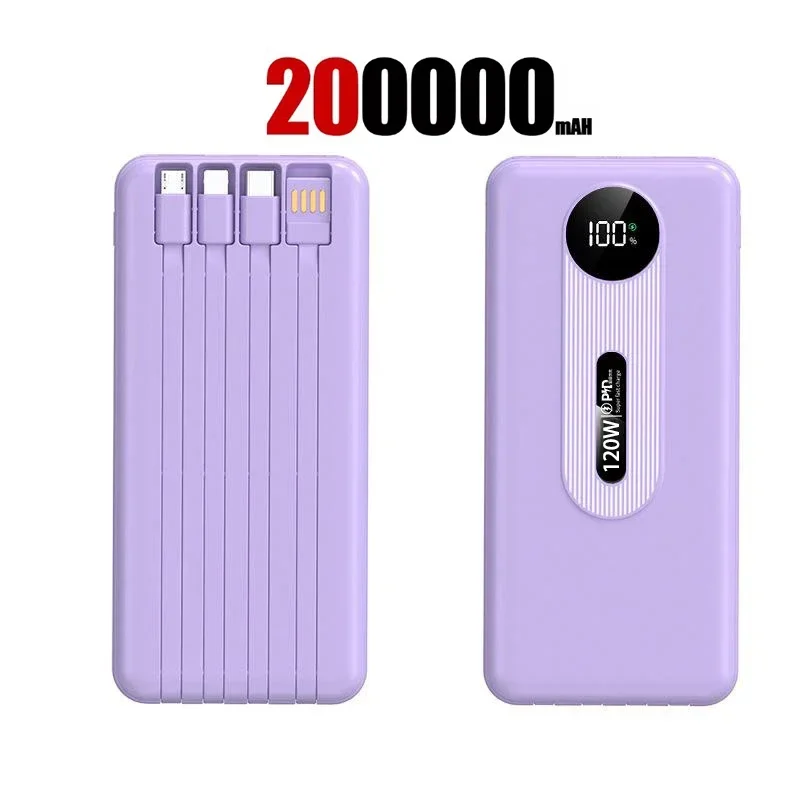 Purple 200000mAh