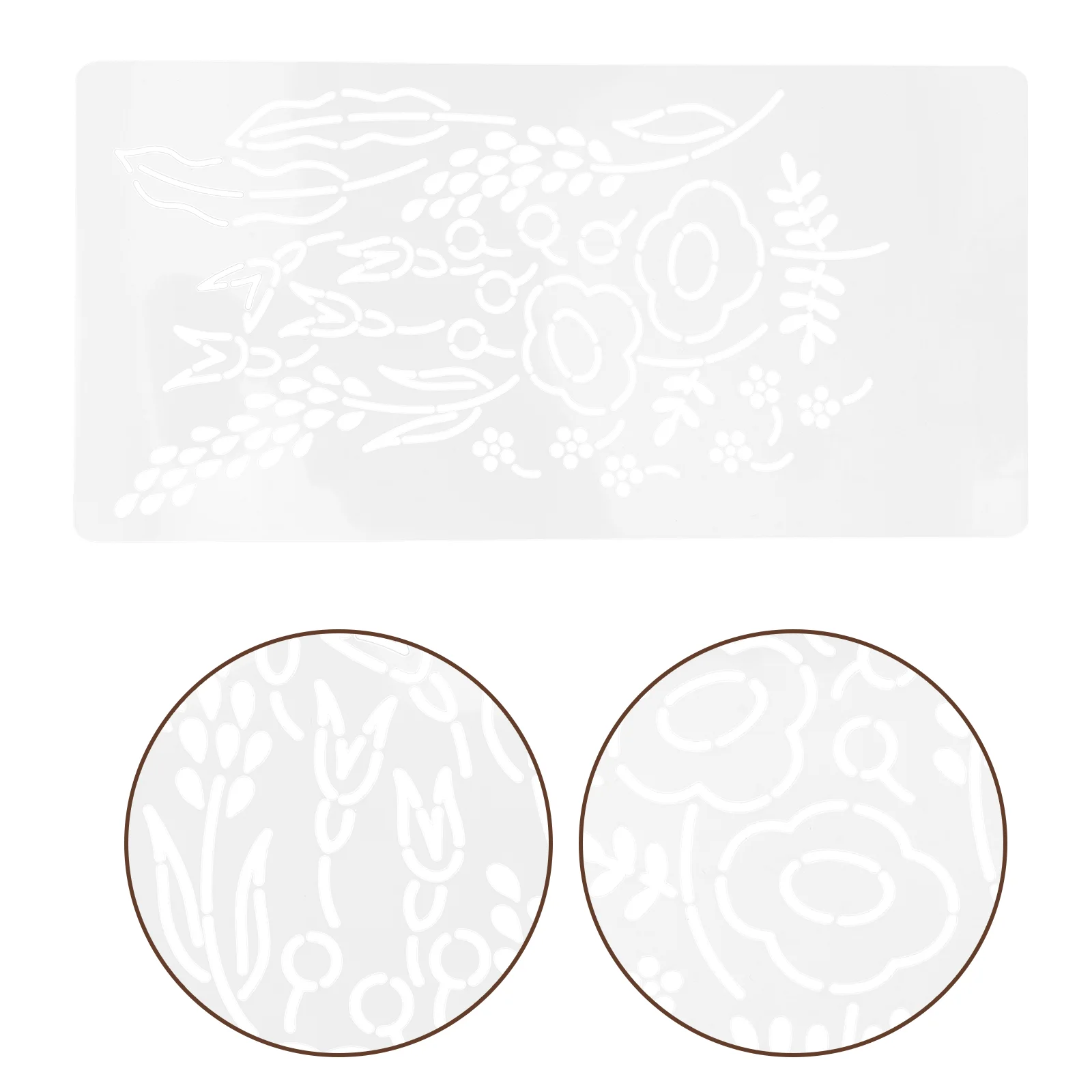 자수 템플릿 패치워크 액세서리 DIY 바느질 도구, 퀼팅 스텐실 패턴 드로잉 템플릿, 아크릴 눈금자