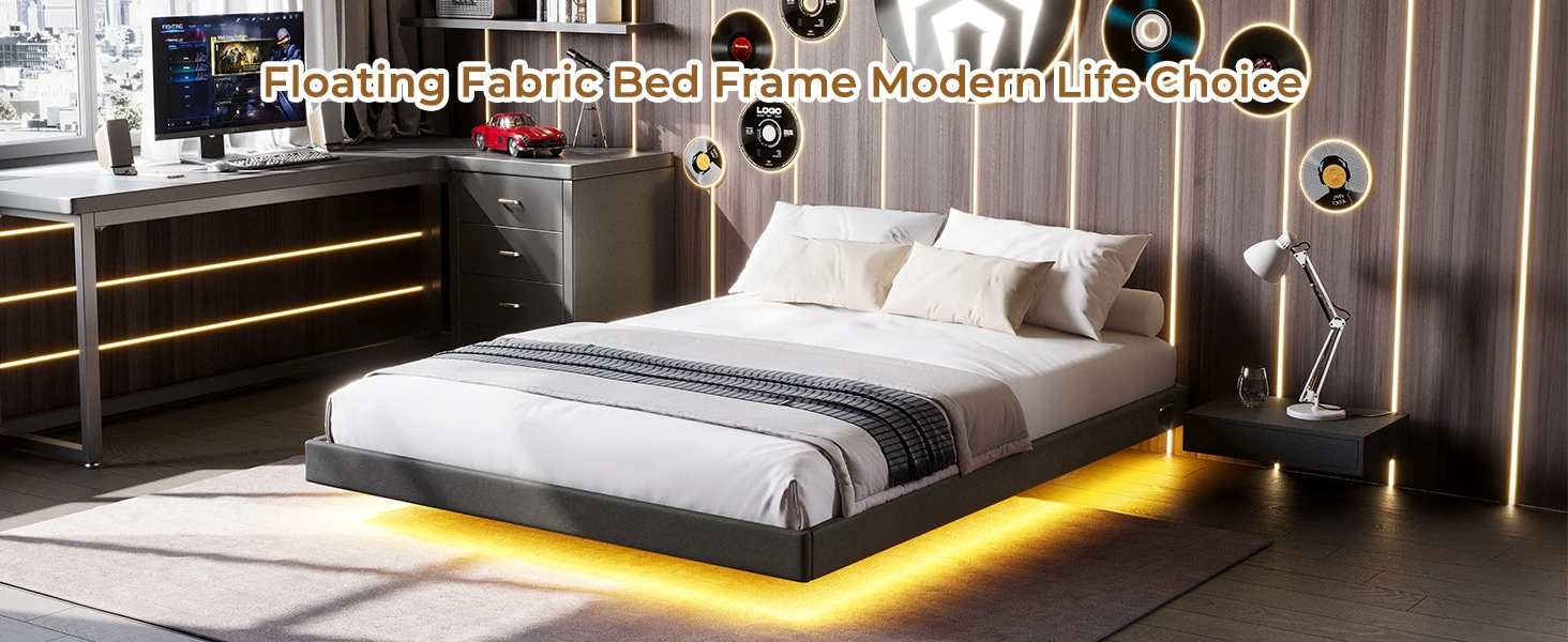 floating bed frame
