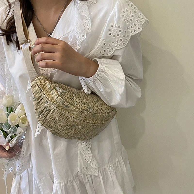 Рисунок 5 - Модная сумка через плечо соломенная