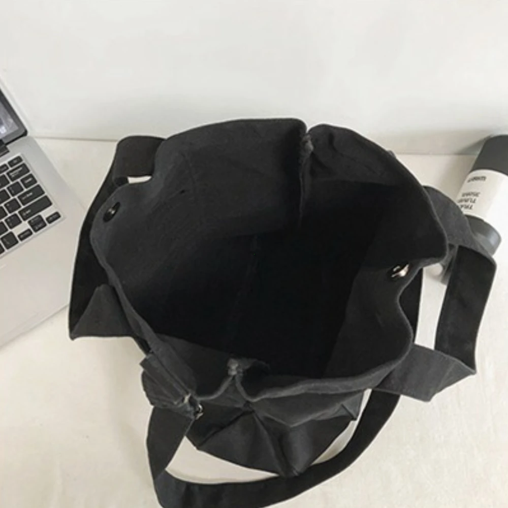 Retro Day Canvas Bag New Diagonal Span Men's Leisure Commuter Handbag Personality Fashion Solid Color Shoulder Bag Сумка Женская