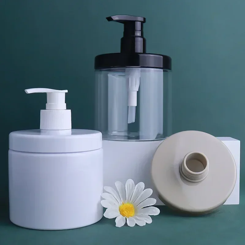300ml/500ml Clear Bottle Liquid Container Soap Dispenser Shampoo Lotion Shower Gel Bottles Wide Mouth Hand Washing Bottle soap dispenser refillable bottle soap dispenser bottle refillable plastic bottles foam pump bottle