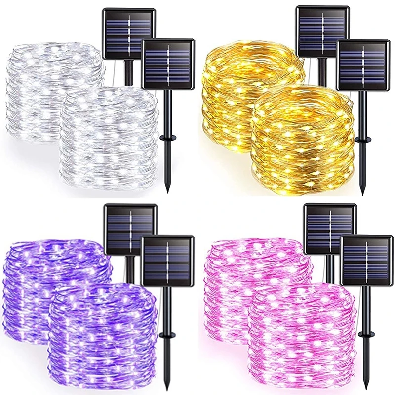 Solar String Fairy Lights 5m 50LED / 30M 300 LED Waterproof Outdoor Garland Solar Power Lamp Christmas For Garden Decoration solar flood lights outdoor