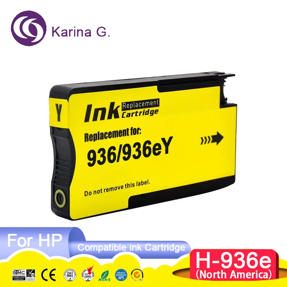 For 936e 936 Premium Color Compatible Inkjet Ink Cartridge for 936 OfficeJet 91