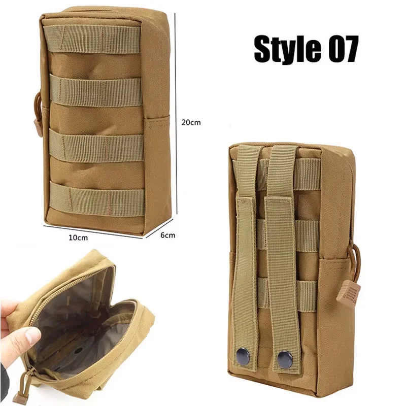 OPHIDIAN Tactical Waist Bag Molle Pouches Gear Men Phone Pouch Camping Hunting Accessories Belt Fanny Pack EDC Pack