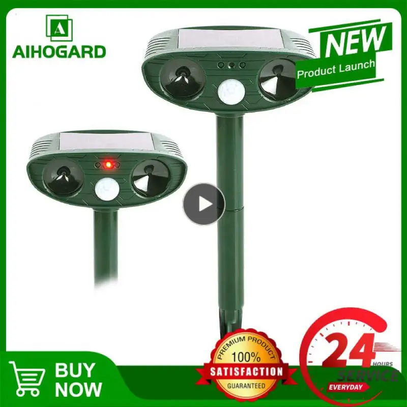 

Ультразвуковой Отпугиватель кошек и собак, на солнечной батарее