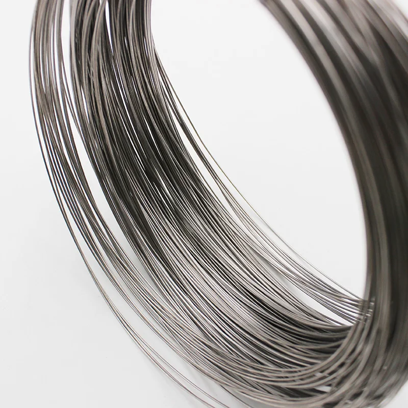 Grade 1 Pure Titanium Wire 0.1mm 0.2mm 0.3mm 0.4mm 0.5mm 0.6mm 0.8mm 0.9mm 1mm 1.2mm 1.5mm 2mm 2.5mm 3mm