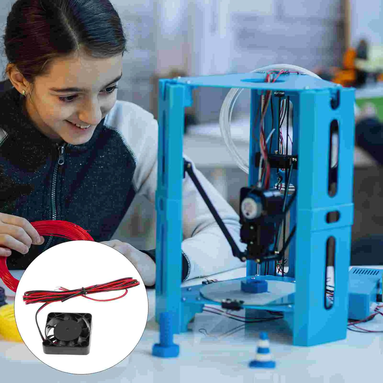 

2 Pcs Fan Blow Radial Cooling Hydraulic Sleeve Front Super Silent 3d Printer Bearing