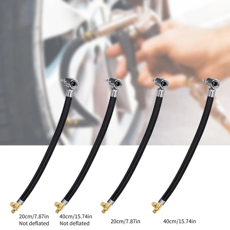 Tire Pump Quick Inflation Chuck Adapter Hose Tires Air Hose Compatible