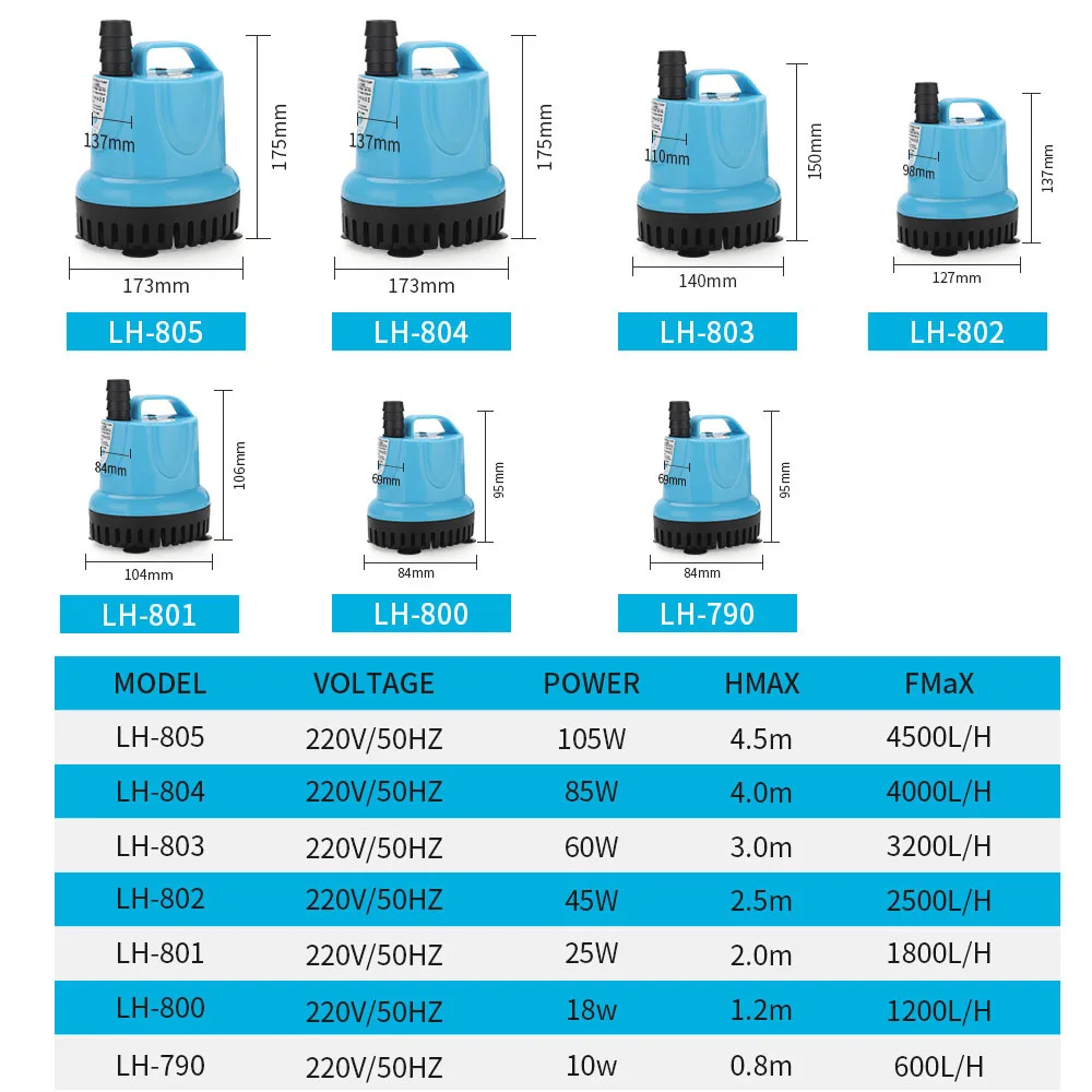 Submersible Aquarium Pump 5