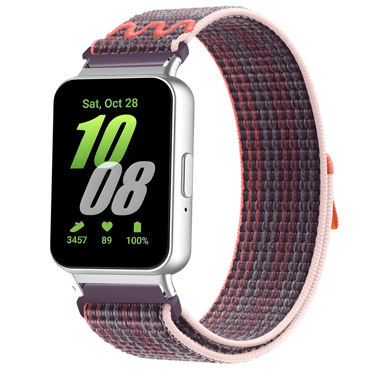 Breathable Sport Nylon Loop Strap for Fitness Tracker - Adjustable Replacement Band
