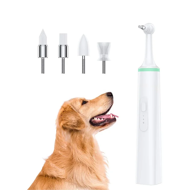 

Pet Electric Toothbrush Teeth Brush for Dog Remove Stains Tartar Pet Teeth Cleaning Rechargeable Polisher Dog Accessories