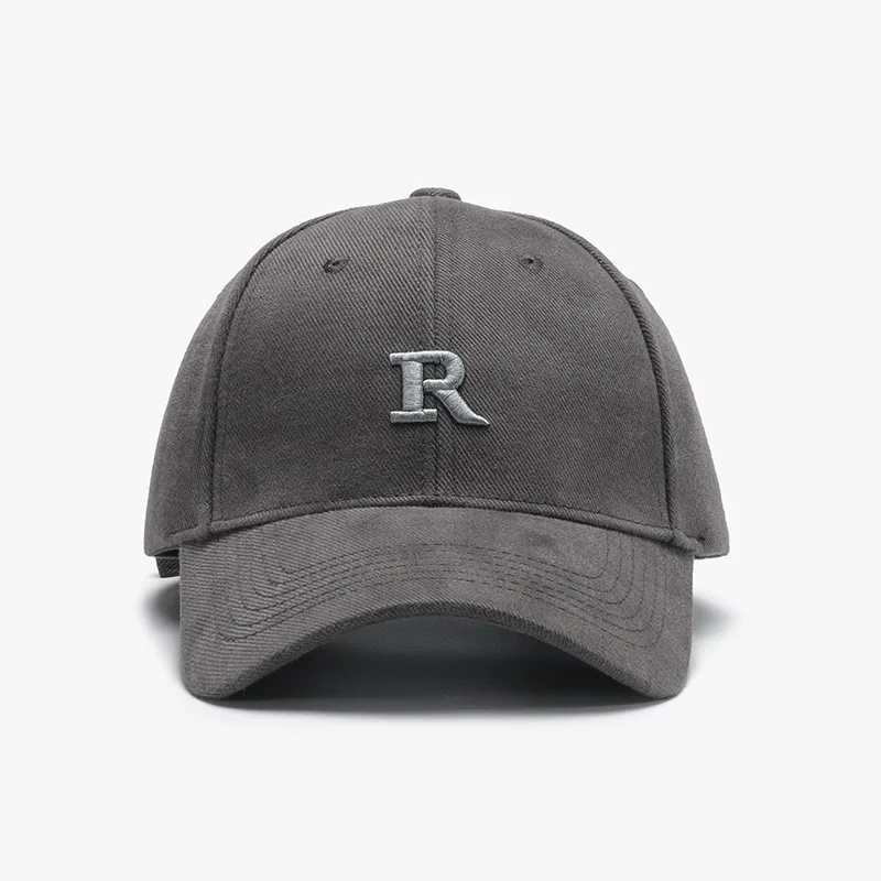 Letters Cotton Visors Embroidery Hard Top Large Size Men's Peaked Cap All-Matching Breathable Curved brim Women's Baseball Cap 5