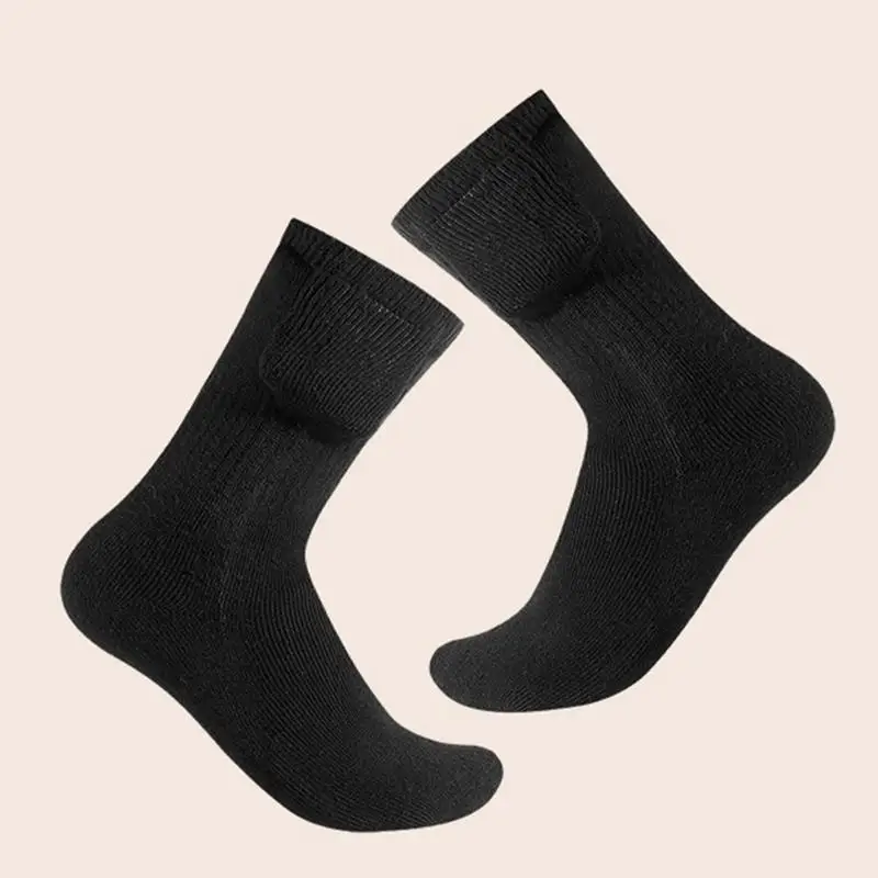 USB Rechargeable Heated Socks Constant Temperature Fever Electric Heated Socks Thickened Sport Foot Warmer Electric Heating Sock