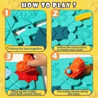 Kid Road Building Maze Game 118 Challenge Logical Thinking Montessori Educational Puzzle Toy Builder Maze Racer Board Game Gift 3