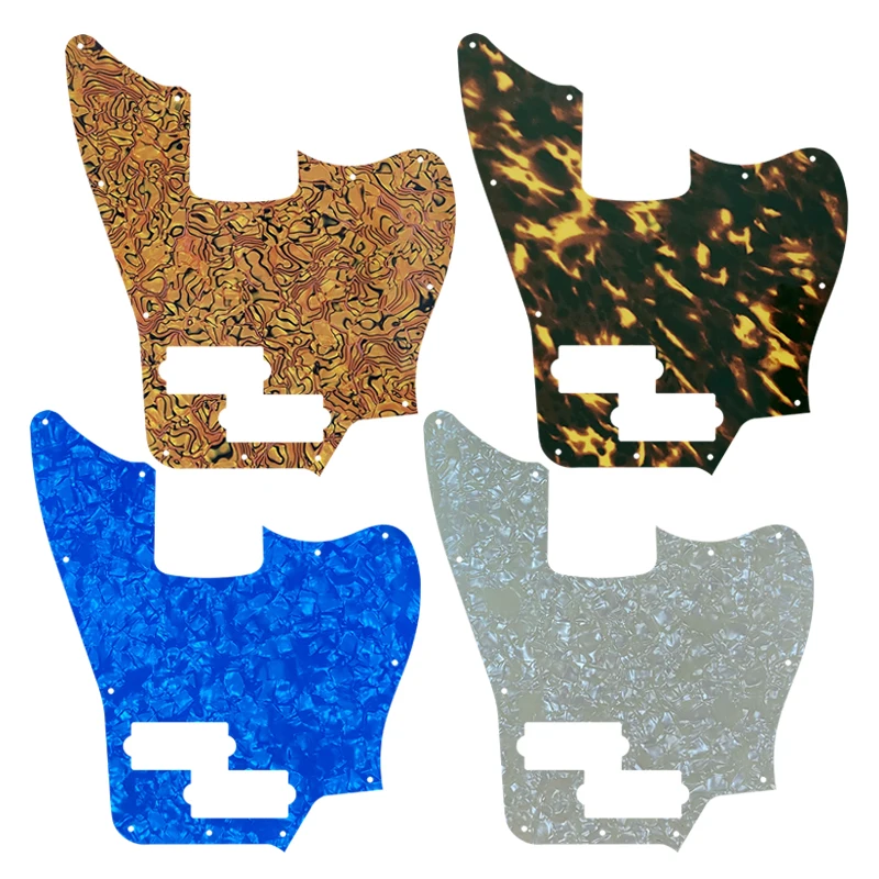 Pleroo Custom Guitar Pickguard - For SQUIER Classic Vibe Squier Jaguar Bass Many Colors |